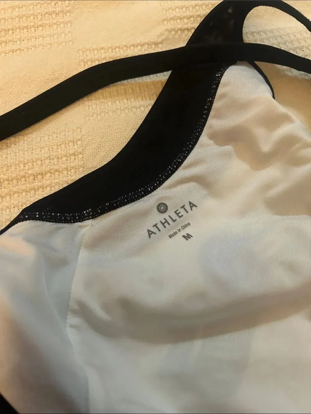 ATHLETA Floral Tropical One-Piece Swimsuit with Black Trim MEDIUM_5